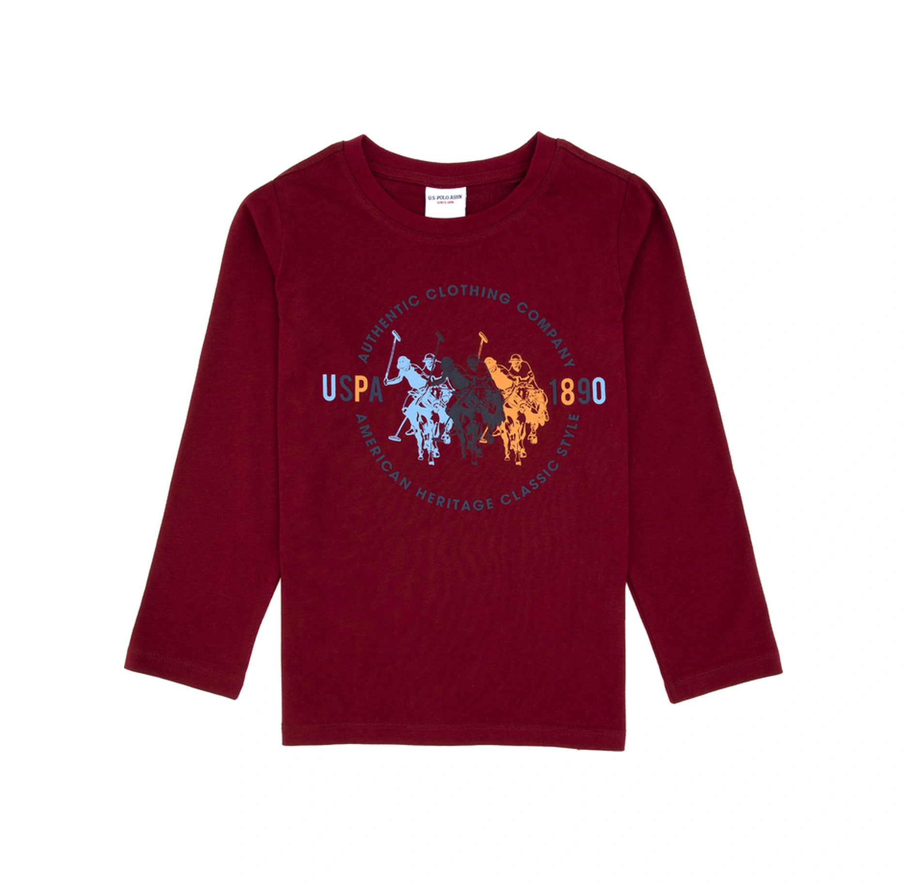 U.s. Polo Assn. Erkek Çocuk Bordo Sweatshirt 50316595-vr014 Bordo