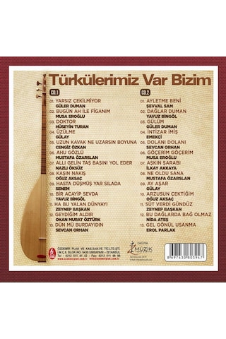 Türkülerimiz Var Bizim 1 ve 2 (2'li Box Set CD)