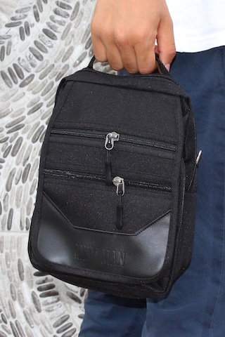 Mergenshoes Svn Sv73 Siyah Polyester Kumaş Erkek El Omuz Çantası Siyah