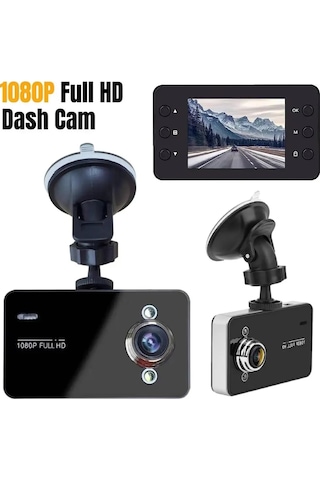 Zilinn Full Hd 1080p Araç Dashboard Kamera Dvr, Döngü Kayıt, Araç Sürücü Kaydedici, Gece Görüş, Destek 32gb Tf, 140 Derece Görüş Açısı