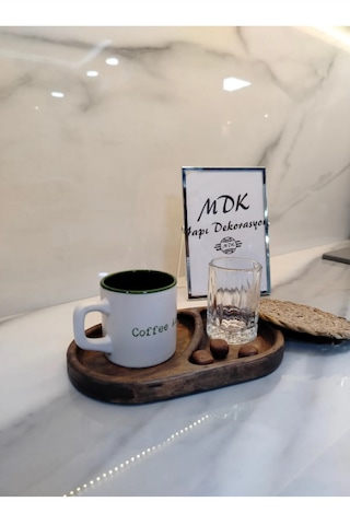 3 Lü Ahşap Md Fincan Seti 95ml