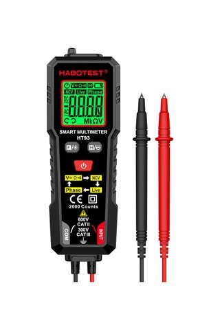 Habotest Ht93 Gerilim Test Cihazı Dijital Multimetre