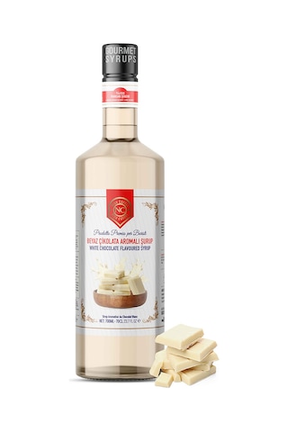 Nish Beyaz Çikolata Aromalı Şurup 700 Ml - Pet Şişe