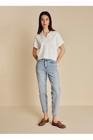 Brooks Brothers Açık Mavi Kadın Denim Pantolon Bbss26fdp002
