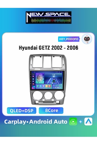 Hyundai Getz Android Uyumlu 2gb Ram 32gb Rom Carplay Navigasyn Multimedya