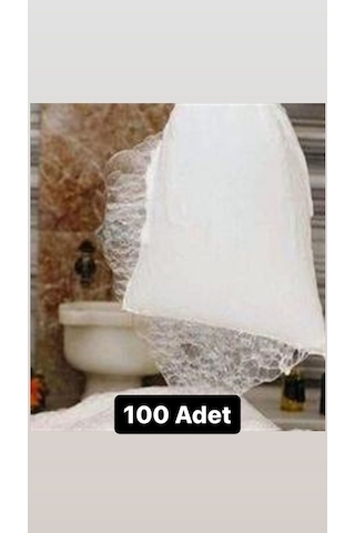 Hamam Köpük Torbası 100 Adet Doğal Hamam Torbası Pamuk Köpük Torbası Duş Beyaz