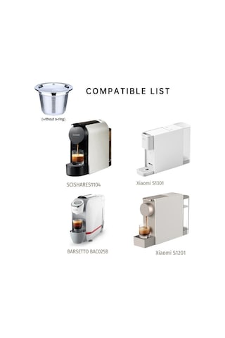 İ Cafilas Hlb06 Yeniden Kullanılabilir Kahve Kapsülü Paslanmaz Çelik Kahve Filtreleri Ne Xiaomi S1201 Kahve Makinesi Aks. 56600214