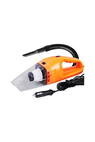 Springsun Oto Süpürge 120w Yüksek Güçlü, Islak-kuru Kullanim, Halka Filtreli, Ultra Emme Gücü, Turuncu Renk