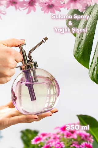 Perotti 15729 350 Ml Cam Yağlık Sirkelik Yağdanlık Şişesi Mor