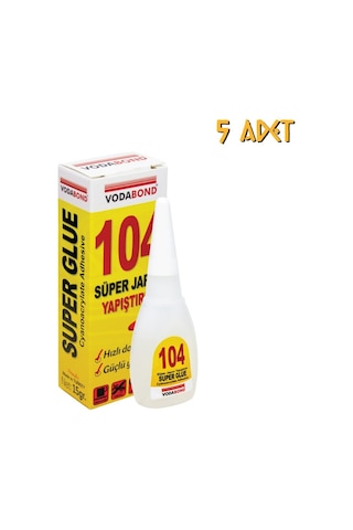 Vodabond Süper Japon Yapıştırıcı Şeffaf - 15 Gr. - 5 Adet