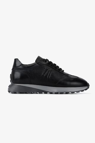 Valmenti Erkek Hakiki Deri Siyah Sneakers & Spor Ayakkabı 383 6400 Erk Ayk Y25 Sıyah Dr/carbon