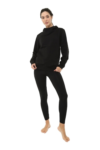 Scorp Heat Kapüşonlu Kadın Sweatshirt Siyah