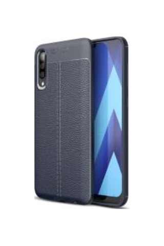Galaxy M30 Kılıf Zore Niss Deri Desenli Silikon Kılıf