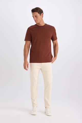 DeFacto %100 Pamuk New Regular Fit Bisiklet Yaka Basic Düz Kısa Kollu Tişört V7699AZ25SPBN319