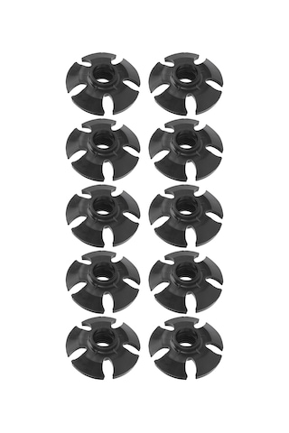 10 Adet Yürüyüş Batonları Kar Çamur Tırmanışı Yedek Uçları Yürüyüş Batonları Tepsi Desteği Çok Renkli