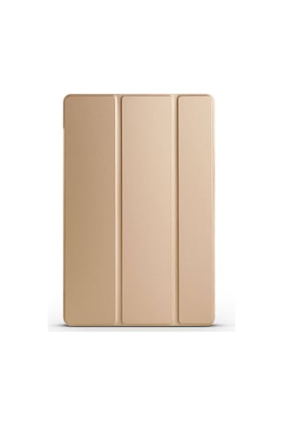 Mobilteam Galaxy Tab A9 Uyumlu Smart Cover Standlı 1-1 Kılıf-gold Tablet Kılıfı