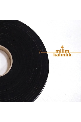 Kapı Pencere İzolasyon Bandı Yapışkan Sünger 4 Mm Kalınlık 20 Mm Genişlik 10 Metre Uzunluk/eva-4 20 Çok Renkli