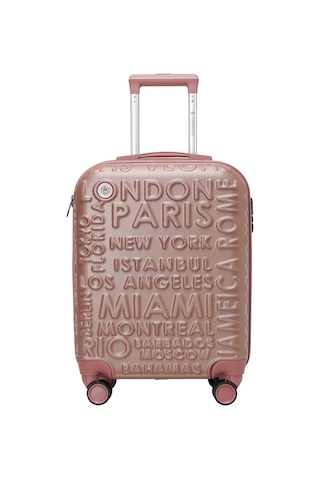Lumberjack Lugano -k Abs 5fx Pudra Unisex Küçük Boy Valiz 000000000101972755 Pembe