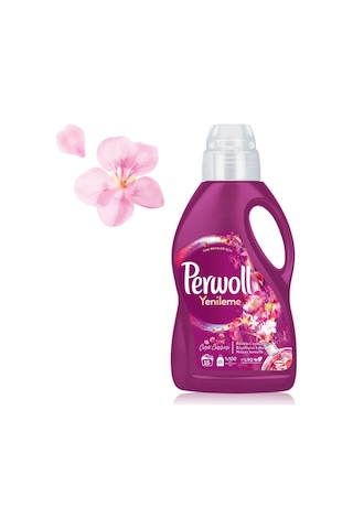 Perwoll Renkli Yenileme Çiçek Cazibesi Sıvı Çamaşır Deterjanı 12 x 1 L
