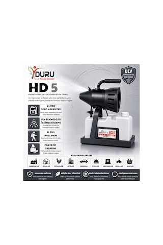 Hd 5 5 L El Tipi-portatif Elektrikli U.l.v. Cihazı Dezenfeksiyon İlaçlama Ve Sisleme Makinesi
