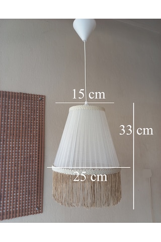 N-17 Krem Organze Yatak Odası Çocuk Ve Bebek Odası Avize Krem