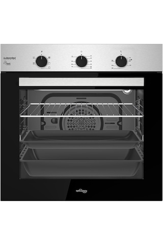 Tommatech TAF6006ISM 60 CM 60 L Ankastre Elektrikli Fırın Antrasit