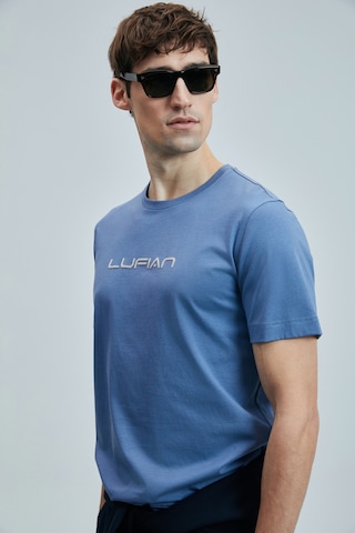 Lufian Fusıon Modern Grafik T- Shirt Koyu Lila Koyu Lila 111020250100890 Koyu Lila