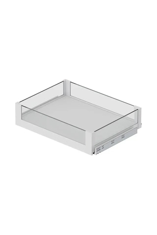 Starax Premium Bağımsız Çift Açılım Gizli Raylı Çekmece Frenli Modül 60cm Beyaz S-2336-p-w