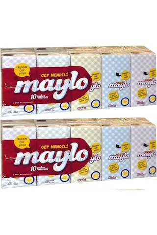 Maylo Cep Kağıt Mendil 2 x 10'lu