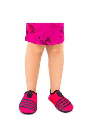 Kiko Kids Enigma Havuz Plaj Kız Çocuk Deniz Ayakkabısı 7501 Fuşya - Siyah Fuşya - Siyah