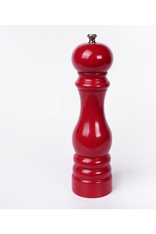 Bordo Ahşap Tuz Ve Karabiber El Değirmeni Öğütücü Grinder 22 Cm Bordo