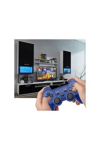 Gamepad Oyun Kolu Ps3 Uyumlu Kol Ps3 Uyumlu Kablosuz Analog Oyun Kolu Şarjlı