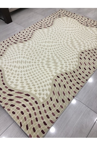 Saray Halı Klasik 10699 Rn 150X230 Krem Pembe 4 M2 Halı !