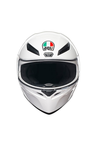 Agv K1 S Mono Kapalı Motosiklet Kaskı Mat Beyaz