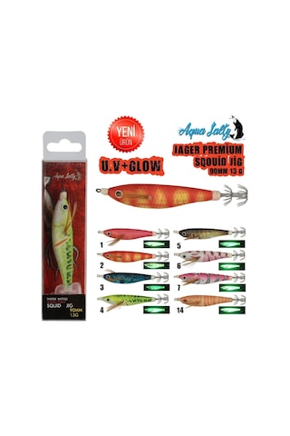 Jager Squid Jig Kalamar Zokası 90mm 13gr
