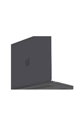Apple Macbook Uyumlu Pro 14.2 2021 Apple Macbook Uyumlu Buzlu Kapak - Füme Evimdeyokyok