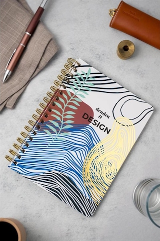 Denden Redactar Beyaz 17x24 Çizgili Defter Çok Renkli