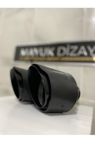 Akrapovic Karbon Egzoz Ucu Çift Çıkış 100mm Sağ --mayukdizayn--