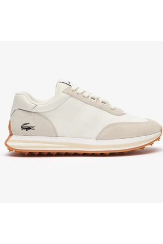 Lacoste L-spin Leather Womens Sneaker Hakiki Deri Kadın Günlük Spor Ayakkabı Krem Krem