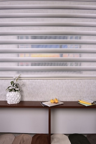 Gri-krem Pliseli Etek Dilimsiz Ds 10658-v9 Zebra Stor Güneşlik Perde