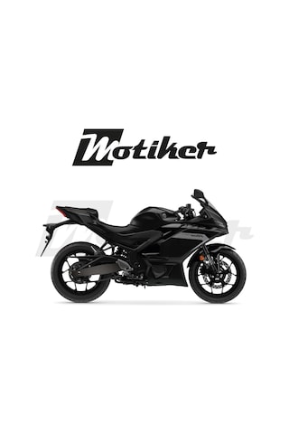 Yamaha Yzf R25 - R3 /2019 - 2025 Model Arka Maşa Grenaj Mat Karbon Tasarım Sticker Etiket Modeli