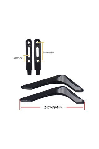 Wezone Evrensel Tv Stand - 32-65 İnç Tv'ler İçin Dayanıklı Çelik Taban, Ayarlanabilir Yükseklik Ve Kaymayı Önleyici Taban