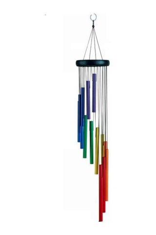 Açık Dekorasyon Metal Renkli Dönen Rüzgar Zil Süsleri Yaratıcı Hediye