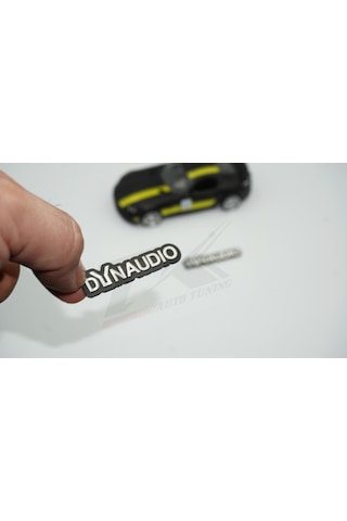 Dynaudio Logo Hoparlör Krom Metal 3M Logo Amblem 2 Li Set N11.4293