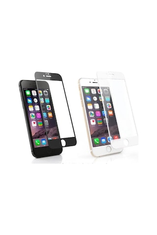 Apple Uyumlu iPhone 8 Ekran Koruyucu 9D Tam Kaplayan Kavisli