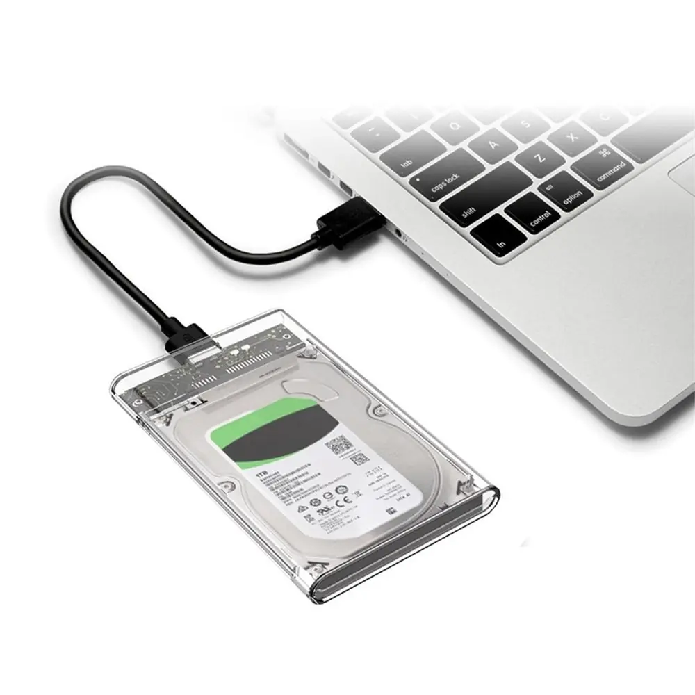 Netojen Nt-552 2.5" Usb 3.0 Taşınabilir Harici Harddisk Kutusu Şeffaf