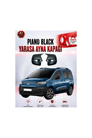 Fıat Doblo 2024+ Yarasa Ayna Kapagı P.black