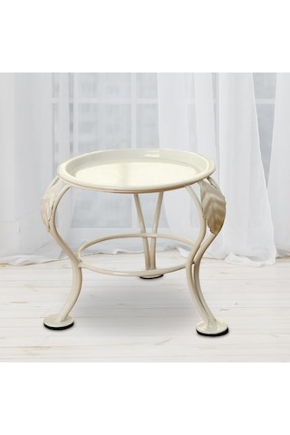 Saksı Standı Yuvarlak Destek Demir Sanat Succulents Açık Kapalı Bahçe Konteyner İçin Raf