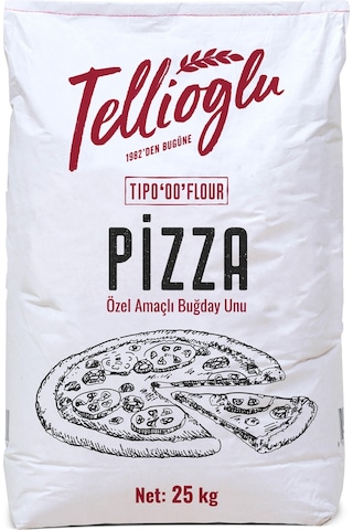 Tellioğlu Pizza Unu 25 KG Tellioğlu Pizza Unu 25 KG