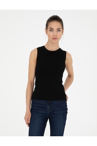 Pierre Cardin Kadın Siyah Kazak /triko 50288575-vr046 Siyah